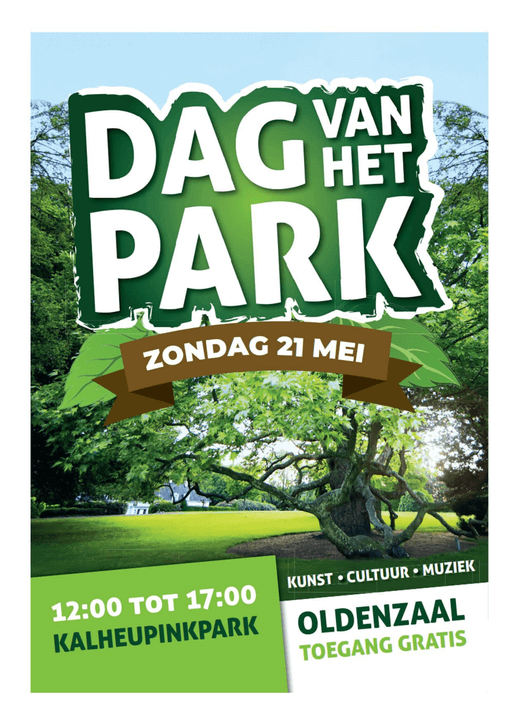 Dag van het Park flyer
